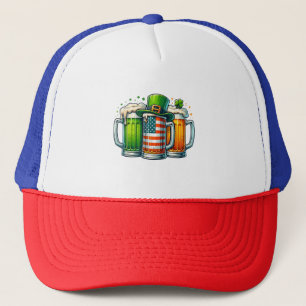 Irish Beer Ireland St Patricks Day Drinking Party Trucker Hat