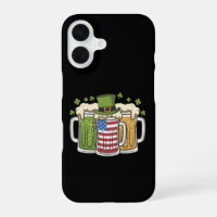 Irish Beer Ireland USA American Flag St Patrick's