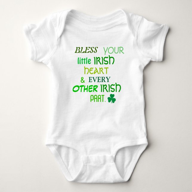 Irish Blessing Baby Creeper (Front)