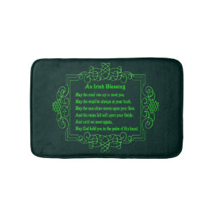 Irish Blessing Bath Mat