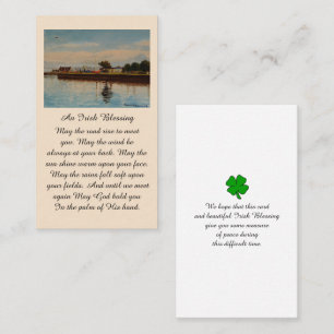 Irish Blessing Boats at Dry Dock Business Card