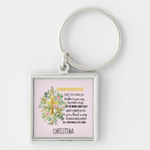 Irish Blessing For GODDAUGHTER - Personalised Gift Key Ring