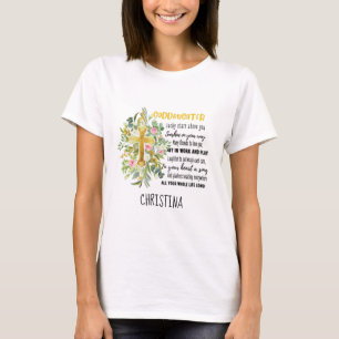 Irish Blessing For GODDAUGHTER - Personalised Gift T-Shirt