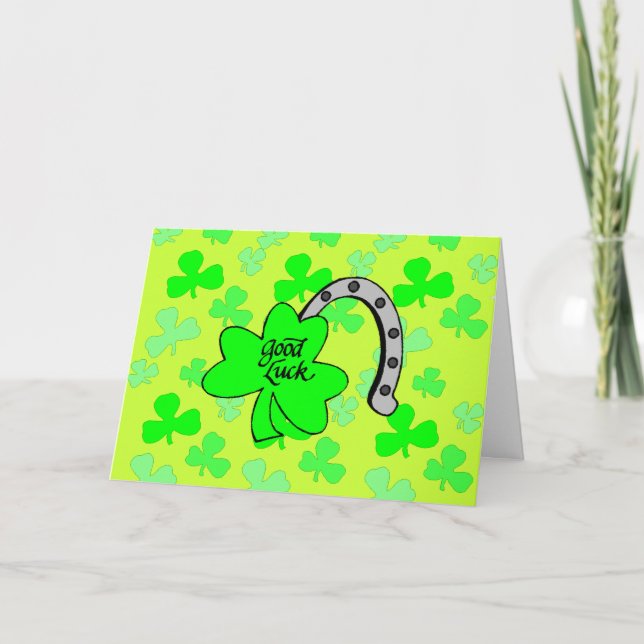 Irish blessing greeting card (Front)