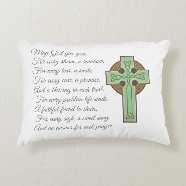 Irish Blessing II Decorative Cushion (Front)