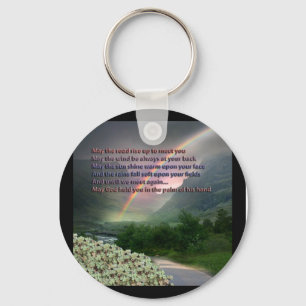 IRISH BLESSING KEY RING