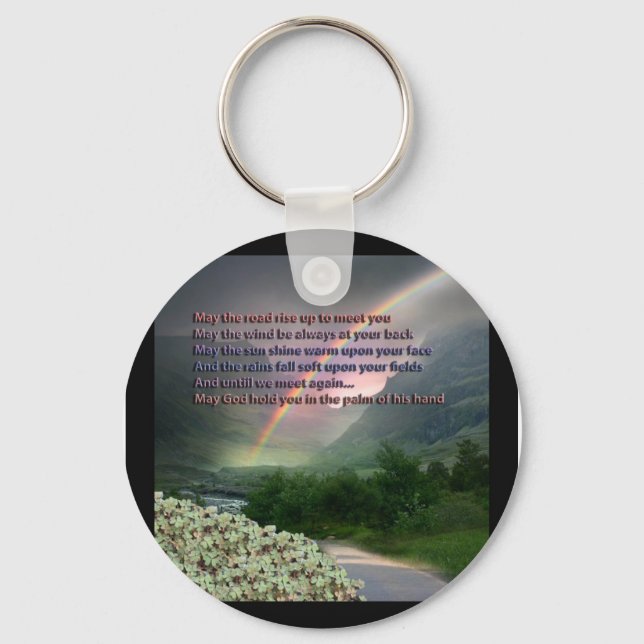 IRISH BLESSING KEY RING (Front)