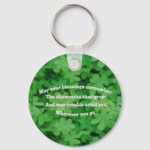 Irish Blessing Key Ring