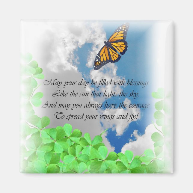 Irish blessing Magnet (Front)