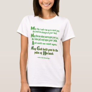 Irish Blessing May the Road Rise to Meet You T-Shirt