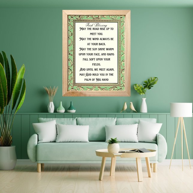 Irish Blessing May The Road Rise Up to Meet You Poster (Irish Blessing May The Road Rise Up to Meet You Poster)