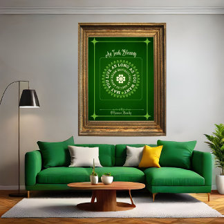 Irish Blessing | May You Live as Long as You Want Poster