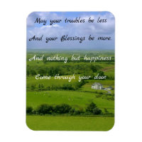 Irish Blessing, May your troubles be Less