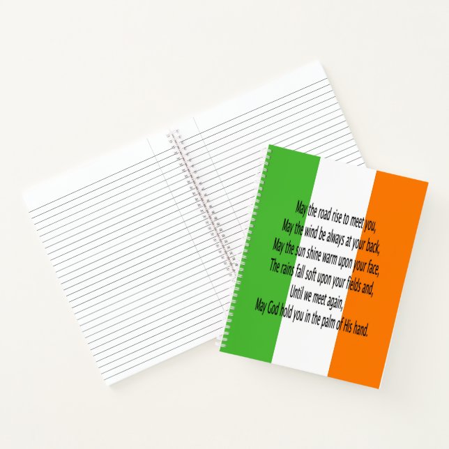 Irish Blessing Notebook (Inside)