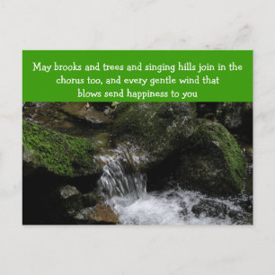 Irish blessing postcard