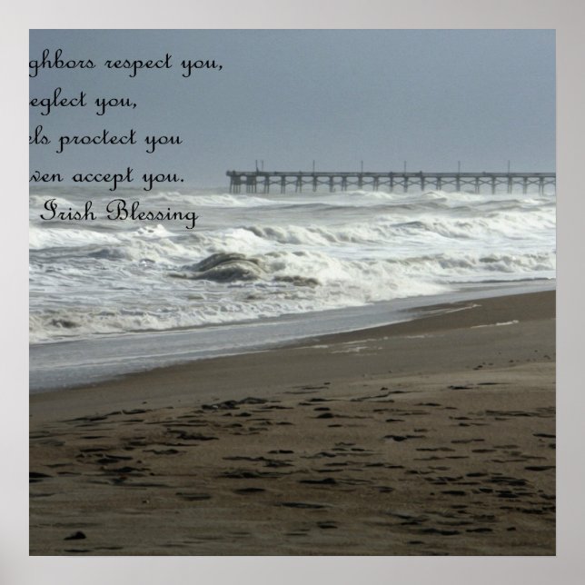 Irish Blessing Poster (Front)