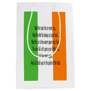 Irish Blessing Prayer Medium Gift Bag