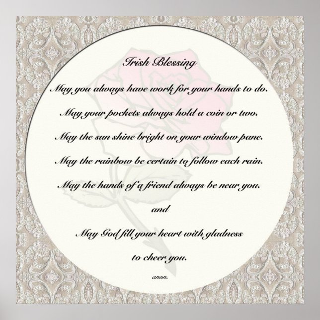 Irish Blessing Print (Front)