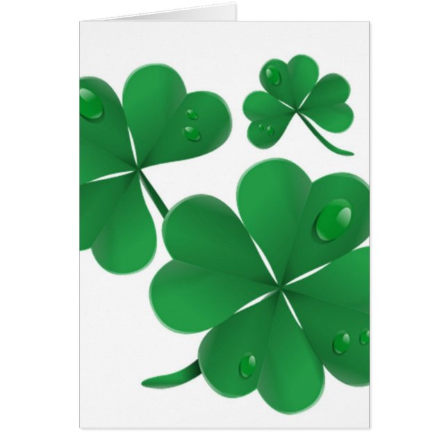 Irish Blessing St. Patrick's Day Card (Front)