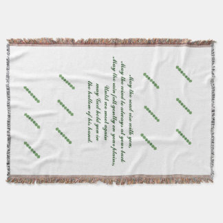 Irish Blessing Throw Blanket