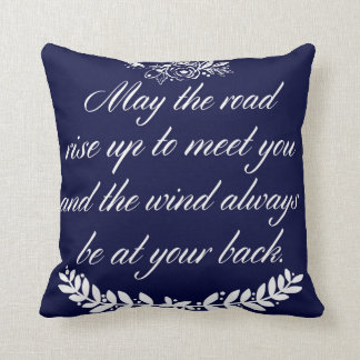 Irish Blessing Throw Pillow