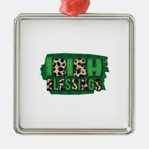 Irish Blessings Metal Tree Decoration