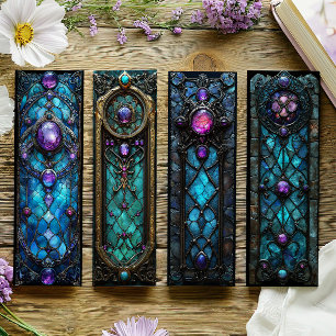 Irish Bookmarks, Celtic Stained Glass Bookmarks 20