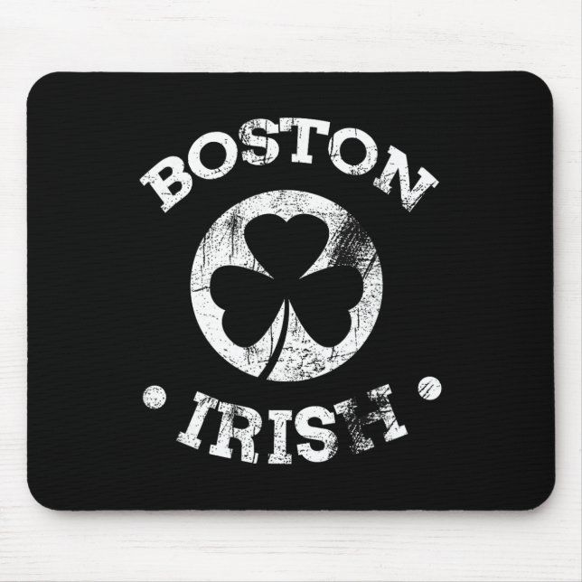 Irish Boston St Patricks Day Parade 617 Boston Iri Mouse Pad (Front)