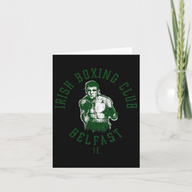 Irish Boxing Club Belfast  Card (Front)