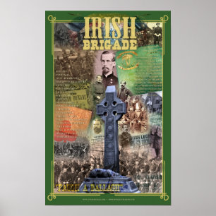 Irish Brigade Civil War 150 Poster