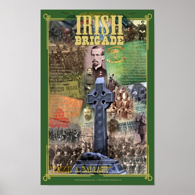 Irish Brigade Civil War 150 Poster (Front)