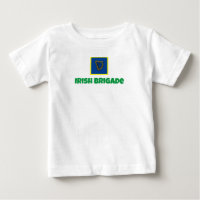 Irish Brigade flag baby shirt