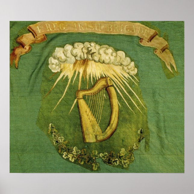 Irish Brigade Flag Poster (Front)
