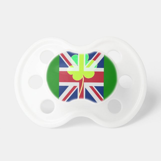 Irish British Flag Shamrock Clover St. Patrick UK Dummy (Front)