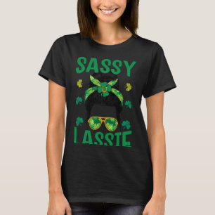 Irish  C St Patrick's Day Sassy Lassie T-Shirt