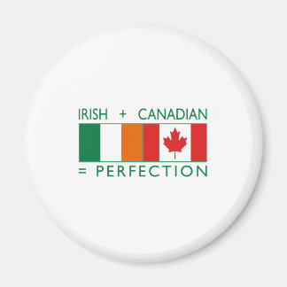 Irish Canadian Heritage Flags 2 Magnet