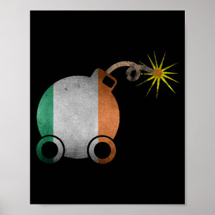 Irish Car Bomb St Patrick's Day Tail Lover  Poster