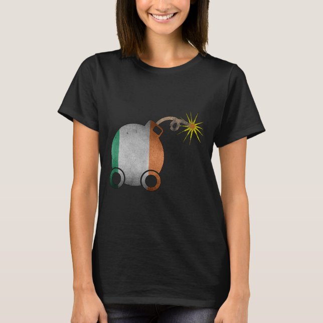 Irish Car Bomb St Patrick's Day Tail Lover  T-Shirt (Front)