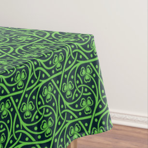 Irish Celtic Clover Tablecloth