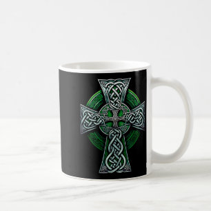 Irish Celtic Cross Knot Christian Holy Trinity Sco Coffee Mug