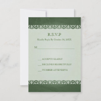 Irish Celtic Cross Wedding Response Cards
