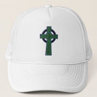 Irish Celtic Knot Cross Trucker Hat
