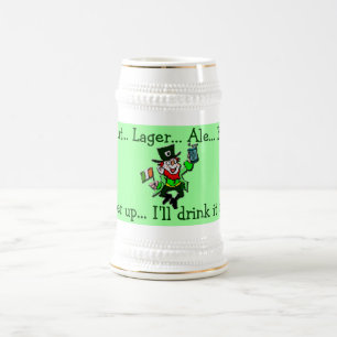 Irish Celtic Leprechaun Drinking Stein