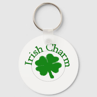 Irish Charm Clover Key Ring