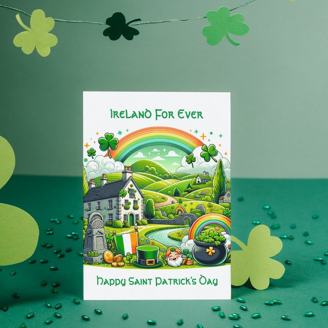 Irish Charm: Saint Patrick's Day  Holiday Card (Creator Uploaded)
