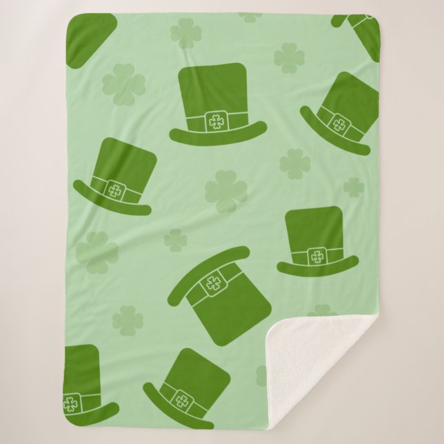 Irish Charm Sherpa Blanket (Front)