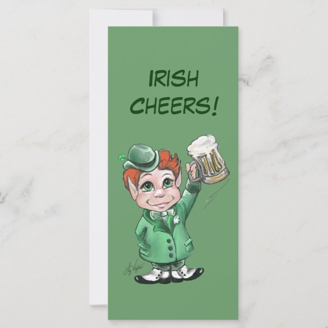Irish Cheers! Bookmark (Front)