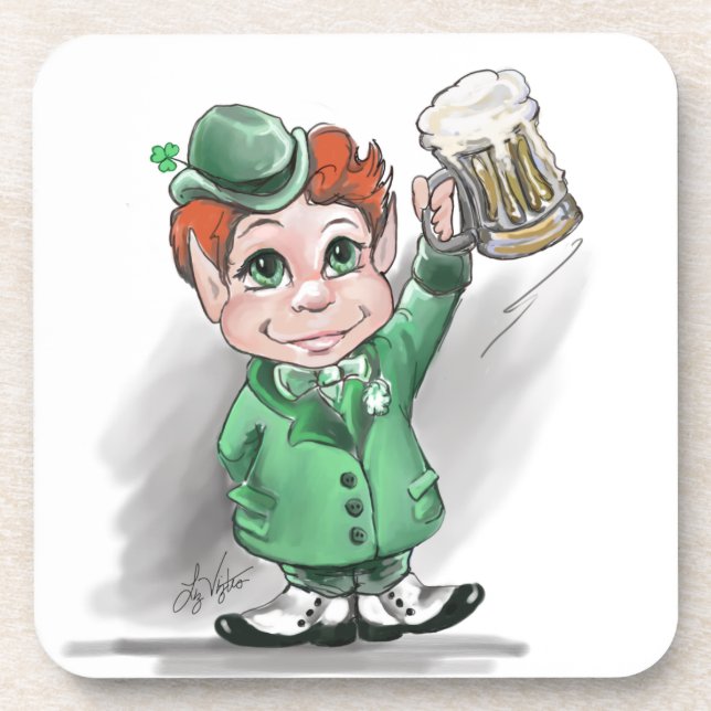 Irish Cheers! Cork Coaster (Front)