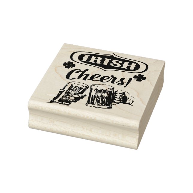 Irish Cheers Rubber Stamp (Stamp)