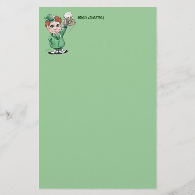 irish Cheers! Stationary Stationery (Front)